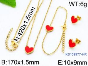 SS Jewelry Set(Most Women) - KS109977-HR