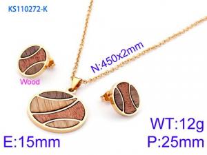 SS Jewelry Set(Most Women) - KS110272-K