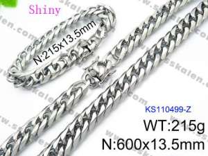 SS Jewelry Set(Most Men) - KS110499-Z