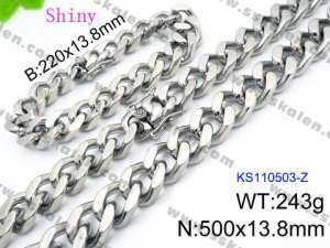 SS Jewelry Set(Most Men) - KS110503-Z