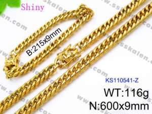 SS Jewelry Set(Most Men) - KS110541-Z