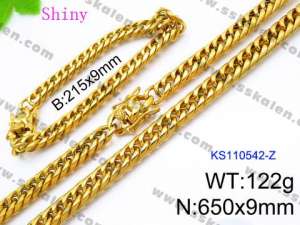 SS Jewelry Set(Most Men) - KS110542-Z
