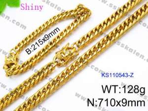 SS Jewelry Set(Most Men) - KS110543-Z