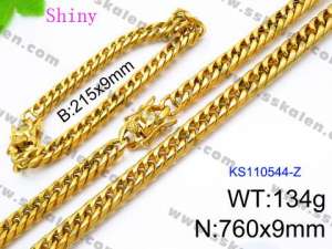 SS Jewelry Set(Most Men) - KS110544-Z