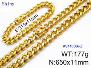 SS Jewelry Set(Most Men) - KS110566-Z