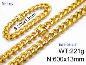 SS Jewelry Set(Most Men) - KS110613-Z