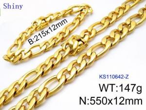 SS Jewelry Set(Most Men) - KS110642-Z
