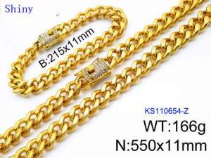 SS Jewelry Set(Most Men) - KS110654-Z