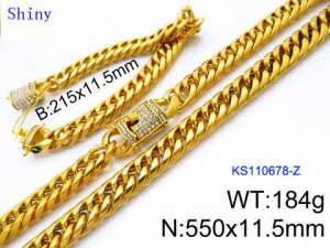 SS Jewelry Set(Most Men) - KS110678-Z