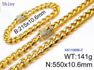 SS Jewelry Set(Most Men) - KS110696-Z