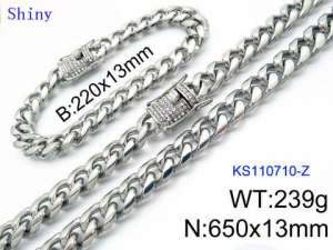 SS Jewelry Set(Most Men) - KS110710-Z