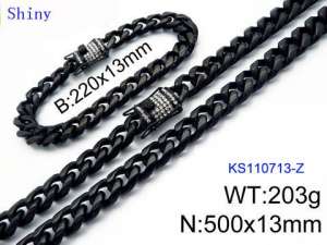 SS Jewelry Set(Most Men) - KS110713-Z