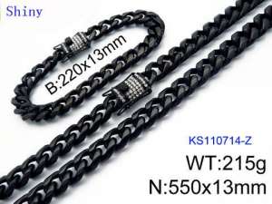 SS Jewelry Set(Most Men) - KS110714-Z