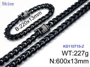 SS Jewelry Set(Most Men) - KS110715-Z