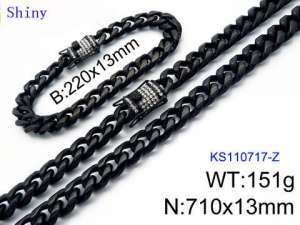 SS Jewelry Set(Most Men) - KS110717-Z