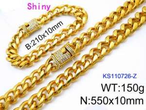 SS Jewelry Set(Most Men) - KS110726-Z