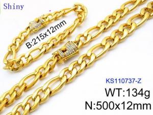 SS Jewelry Set(Most Men) - KS110737-Z