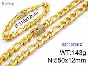 SS Jewelry Set(Most Men) - KS110738-Z