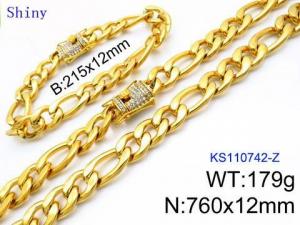 SS Jewelry Set(Most Men) - KS110742-Z