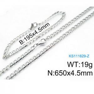 SS Jewelry Set(Most Men) - KS111629-Z