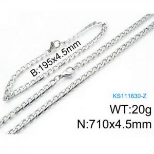 SS Jewelry Set(Most Men) - KS111630-Z