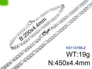 SS Jewelry Set(Most Men) - KS113786-Z