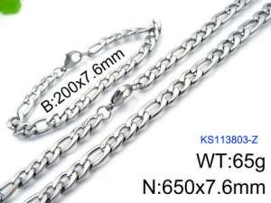SS Jewelry Set(Most Men) - KS113803-Z