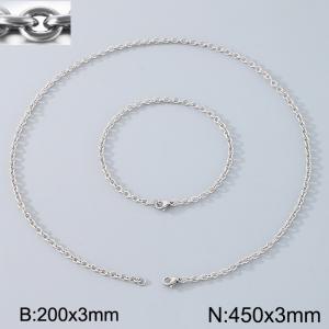 SS Jewelry Set(Most Women) - KS114412-Z