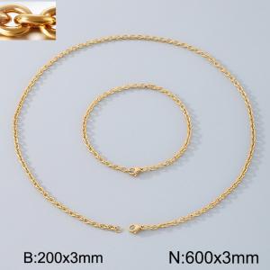 SS Jewelry Set(Most Women) - KS114421-Z