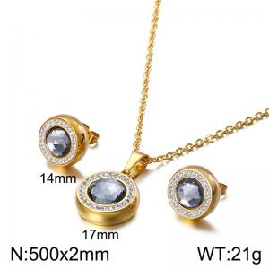 SS Jewelry Set(Most Women) - KS115027-Z