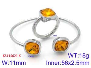 SS Jewelry Set(Most Women) - KS115621-K