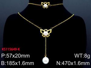 SS Jewelry Set(Most Women) - KS115649-K