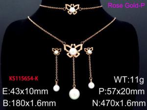 SS Jewelry Set(Most Women) - KS115654-K