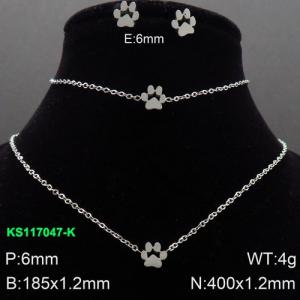 SS Jewelry Set(Most Women) - KS117047-K
