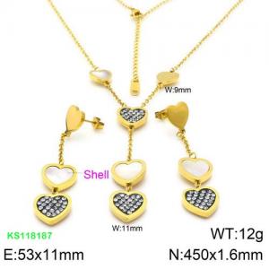SS Jewelry Set(Most Women) - KS118187-KSP