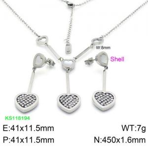 SS Jewelry Set(Most Women) - KS118194-KSP