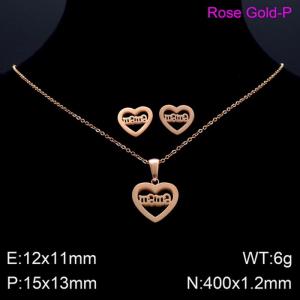 SS Jewelry Set(Most Women)（ Mother's Day） - KS119868-K