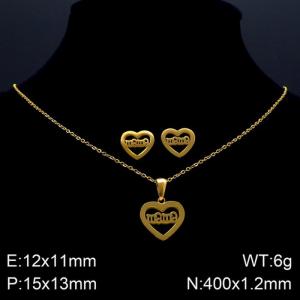 SS Jewelry Set(Most Women)（ Mother's Day） - KS119872-K