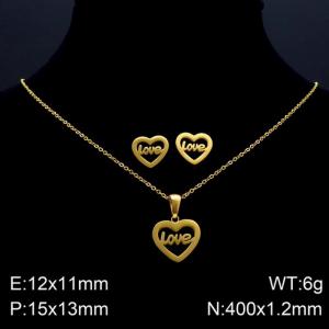 SS Jewelry Set(Most Women)（ Mother's Day） - KS119878-K