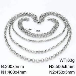 SS Jewelry Set(Most Men) - KS120432-Z