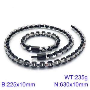 SS Jewelry Set(Most Men) - KS121275-KFC