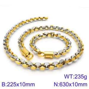 SS Jewelry Set(Most Men) - KS121277-KFC