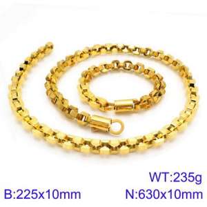SS Jewelry Set(Most Men) - KS121278-KFC
