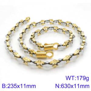 SS Jewelry Set(Most Men) - KS121305-KFC
