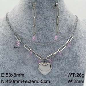 SS Jewelry Set(Most Women) - KS121341-Z