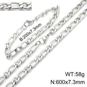 SS Jewelry Set(Most Men) - KS121549-Z