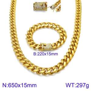 SS Jewelry Set(Most Men) - KS127636-Z