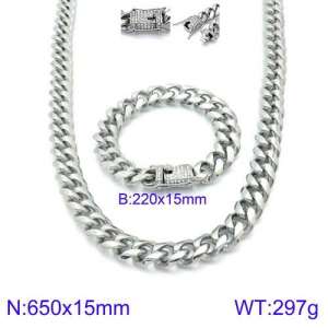 SS Jewelry Set(Most Men) - KS127642-Z