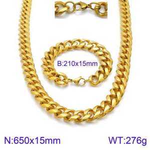 SS Jewelry Set(Most Men) - KS127666-Z