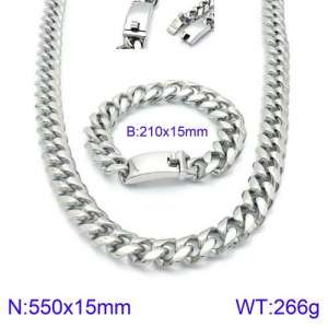 SS Jewelry Set(Most Men) - KS127670-Z